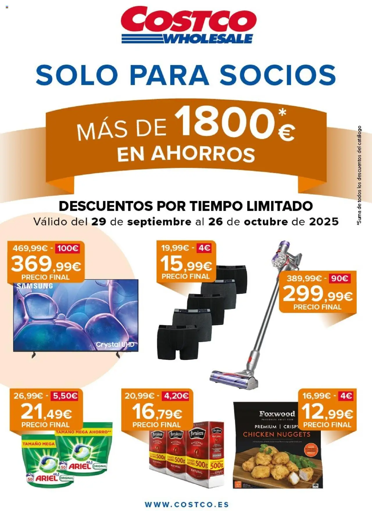 Costco catálogo - Página de 1 - Válido desde 29/09/2025