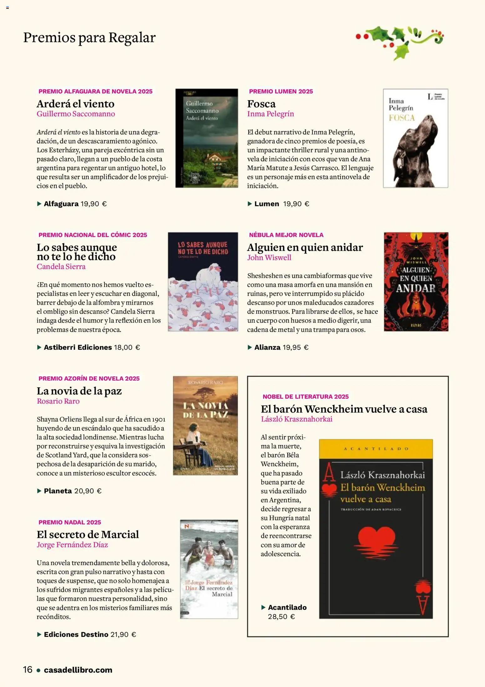 Casa del libro folleto - Página de 16 - Válido desde 01/11/2025