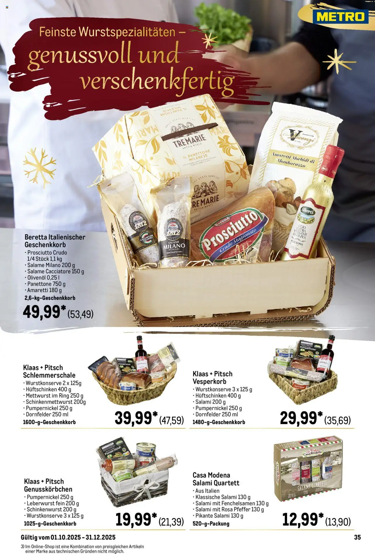 Metro Saisonkatalog "Perfekt ausgestattet" - Seite 39 - gültig ab 01.10.2025