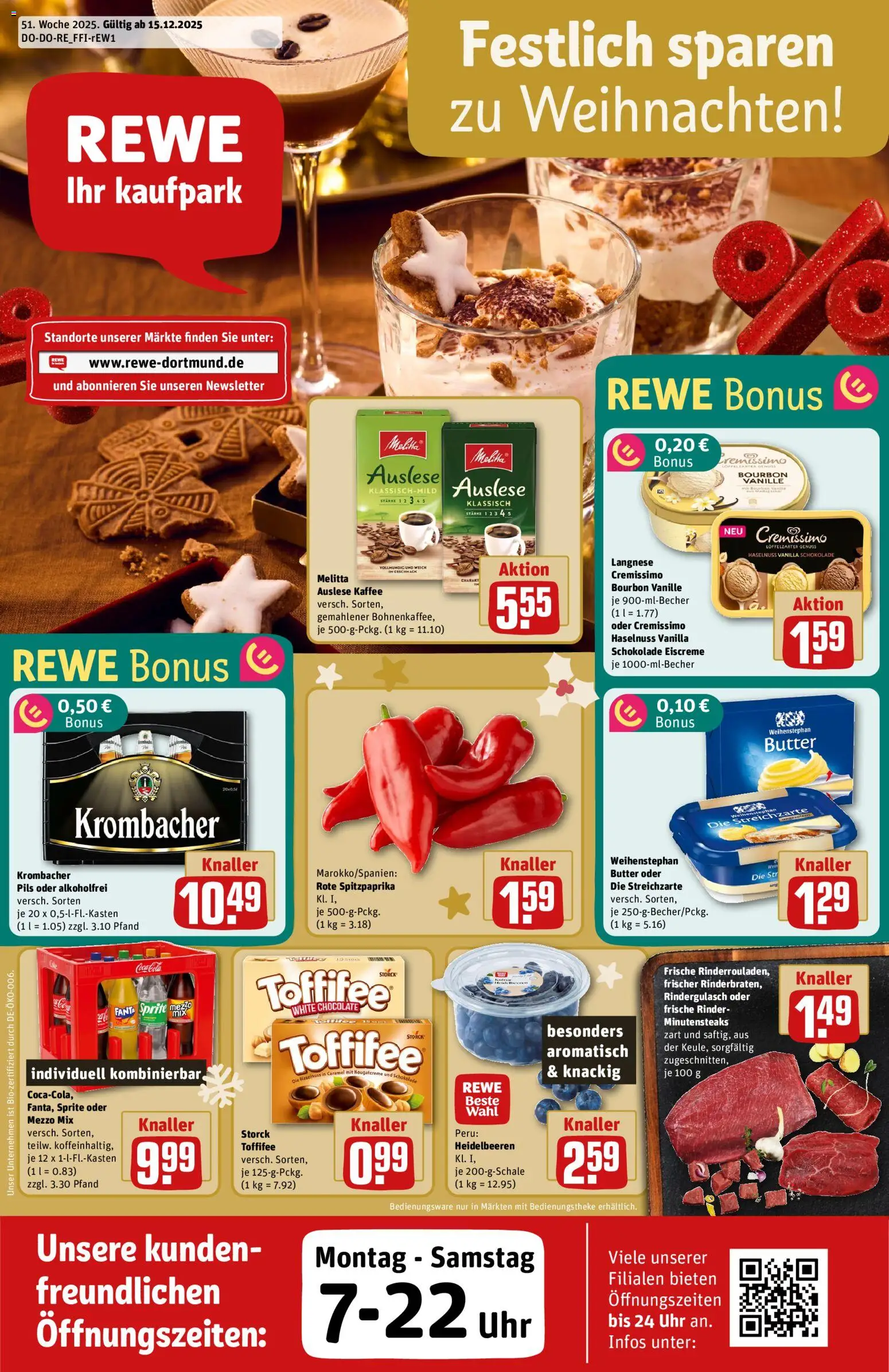 Rewe ihr Kaufpark Prospekt 	 - Seite 1 - gültig ab 15.12.2025