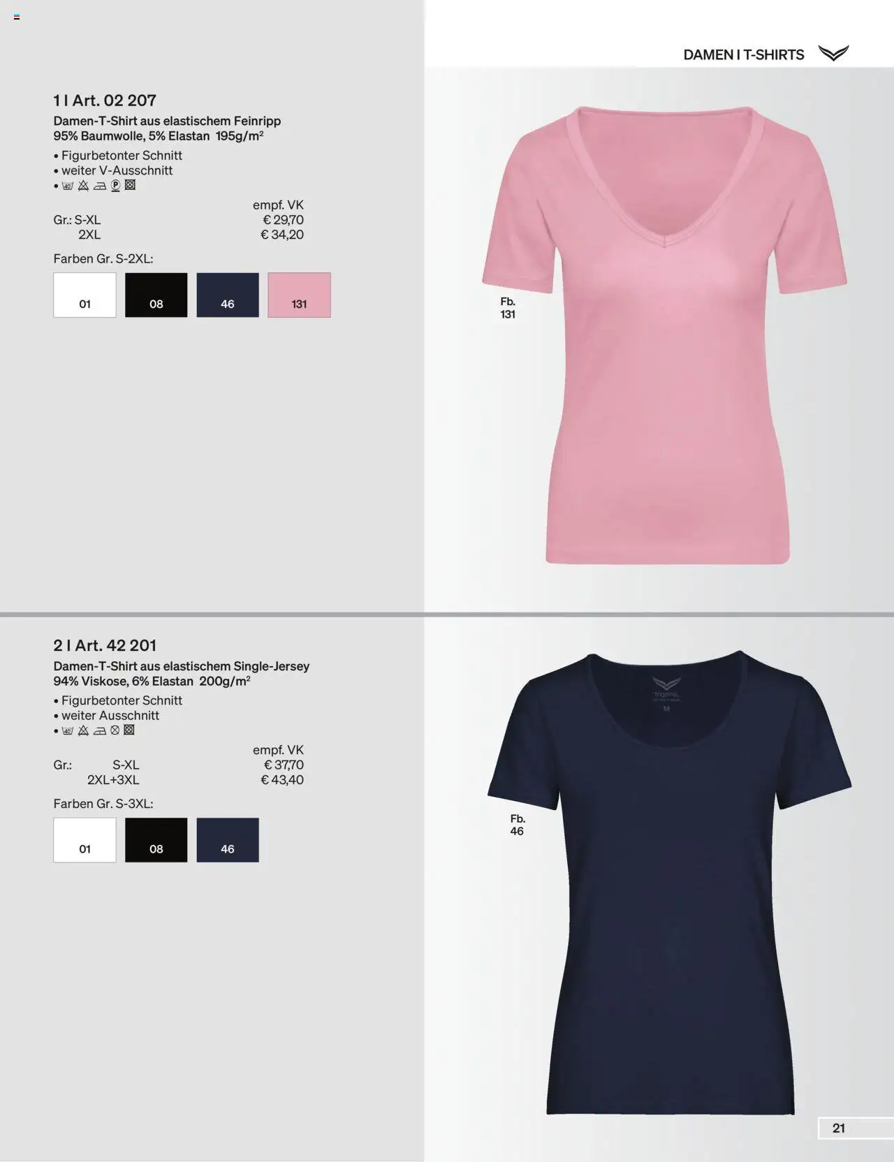 Trigema Prospekt 	 - Seite 21 - gültig ab 01.09.2025