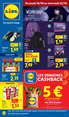 Aperçu LIDL catalogue semaine 42 valable à partir du 16/10/2025