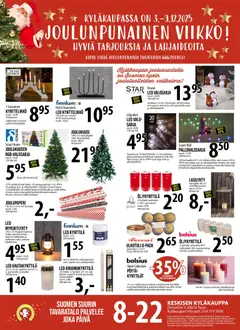Esikatselu Tuuri tarjoukset voimassa alkaen 03/12/2025