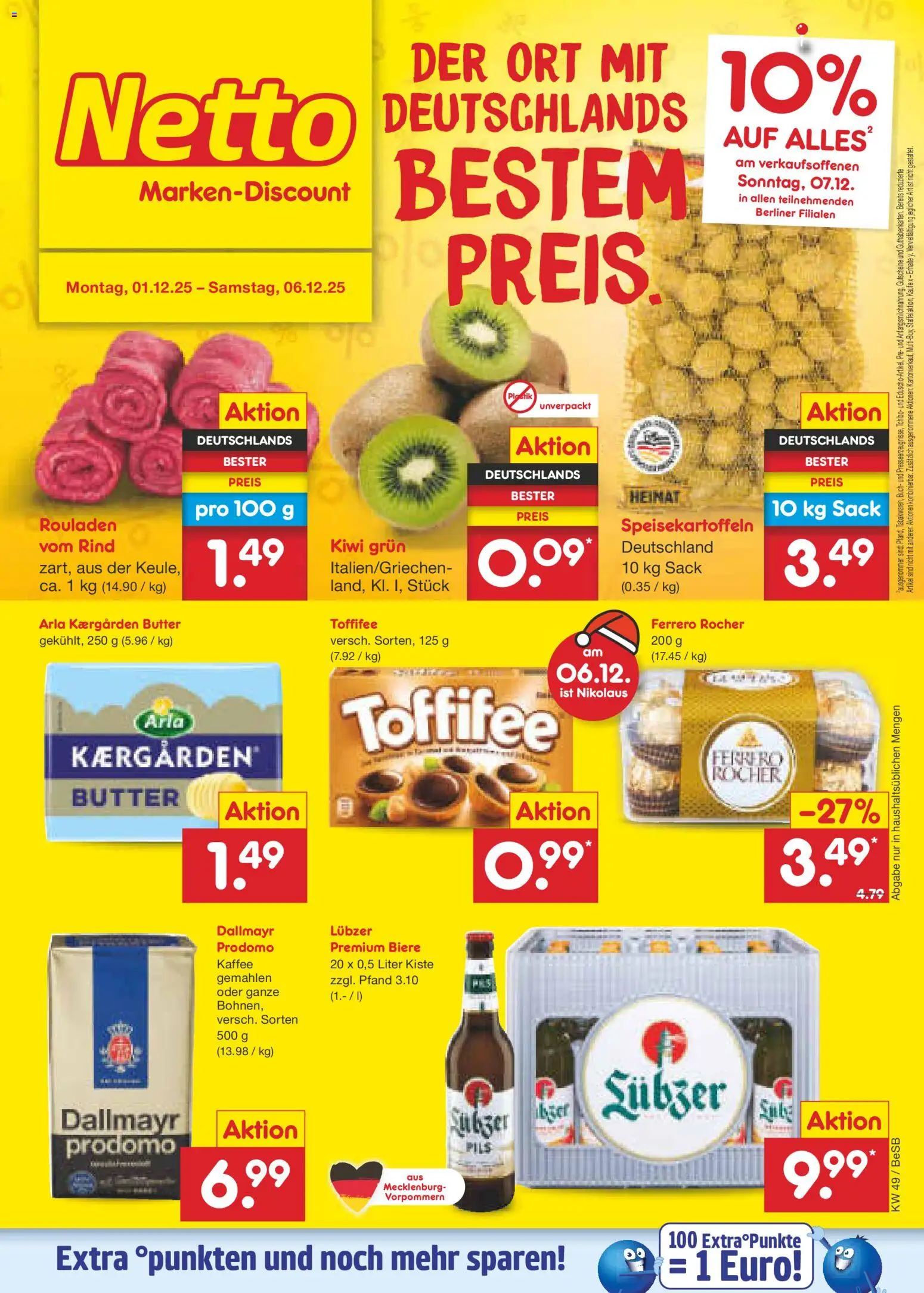 Netto Marken-Discount Prospekt 	 - Seite 1 - gültig ab 01.12.2025