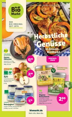 Vorschau BioMarkt Prospekt 	 gültig ab 22.10.2025
