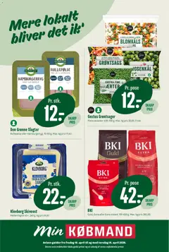 Forhåndsvisning Min Købmand - Tilbudsavis uge 16 gyldig fra 10/04/2026