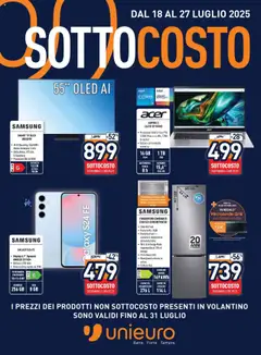 Anteprima Volantino Unieuro	 valida dal 17/07/2025