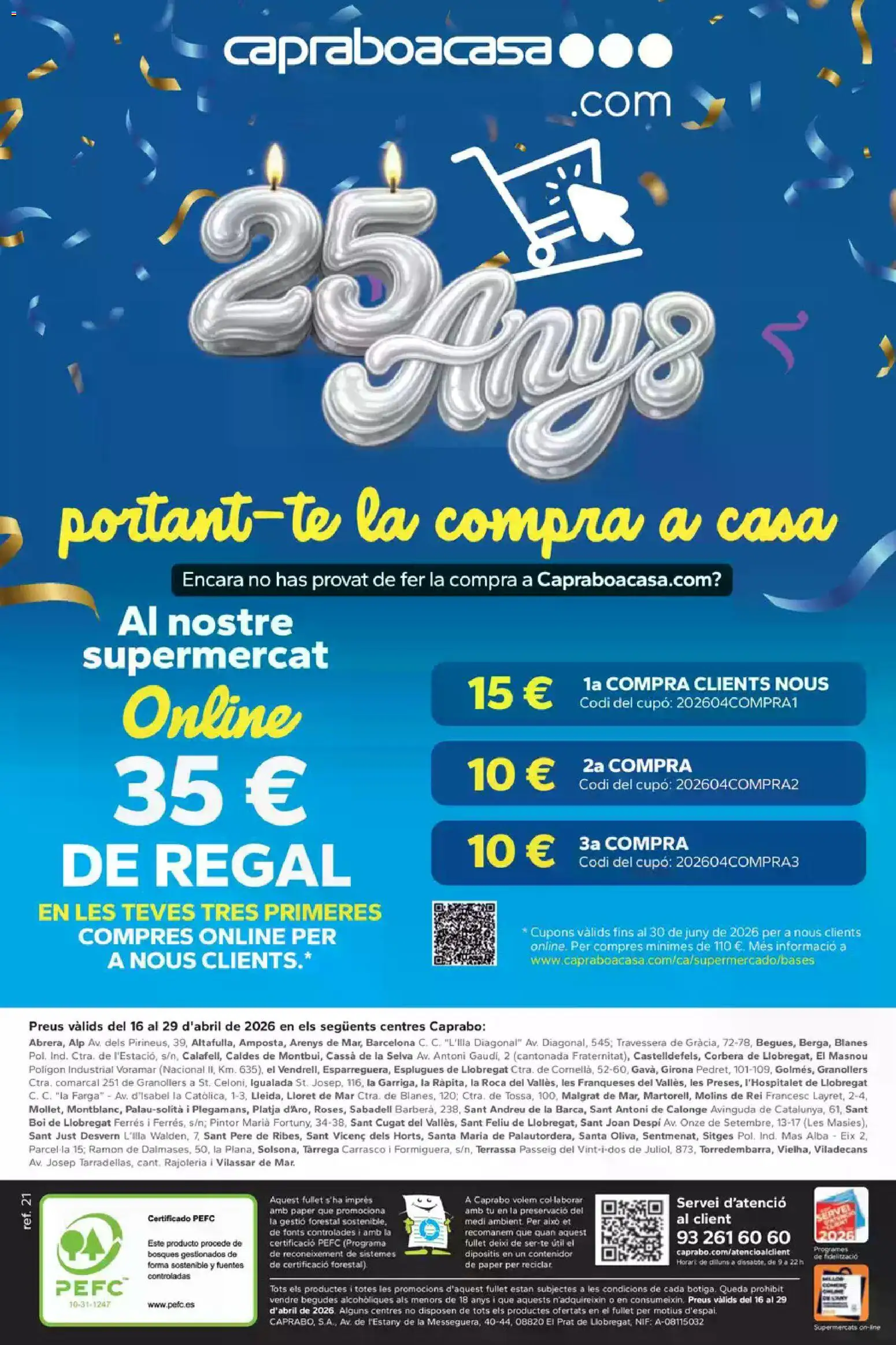 Caprabo folleto - Página de 16 - Válido desde 16/04/2026