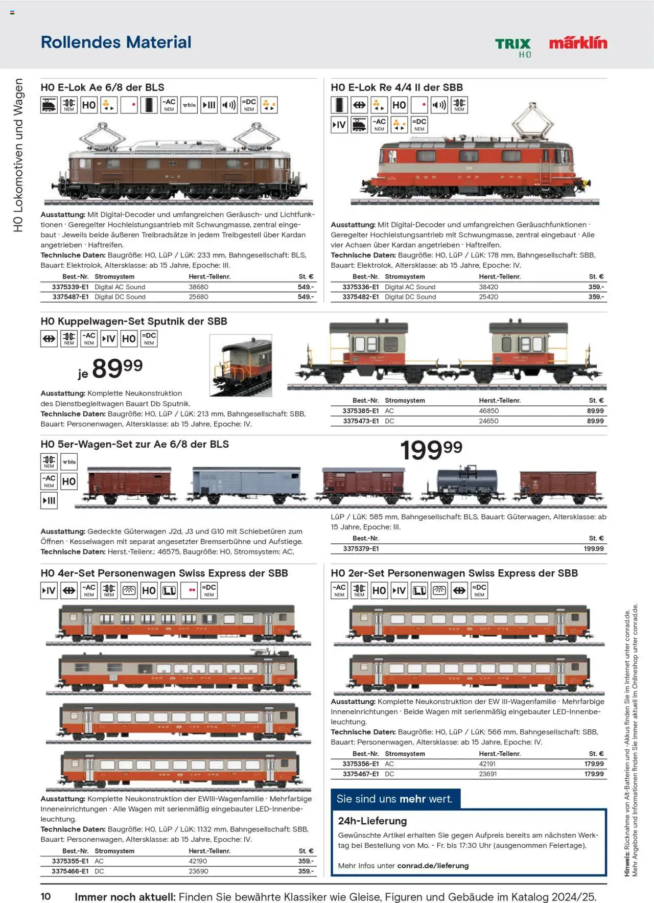 Conrad  Modellbahn Katalog - Seite 12 - gültig ab 25.08.2025