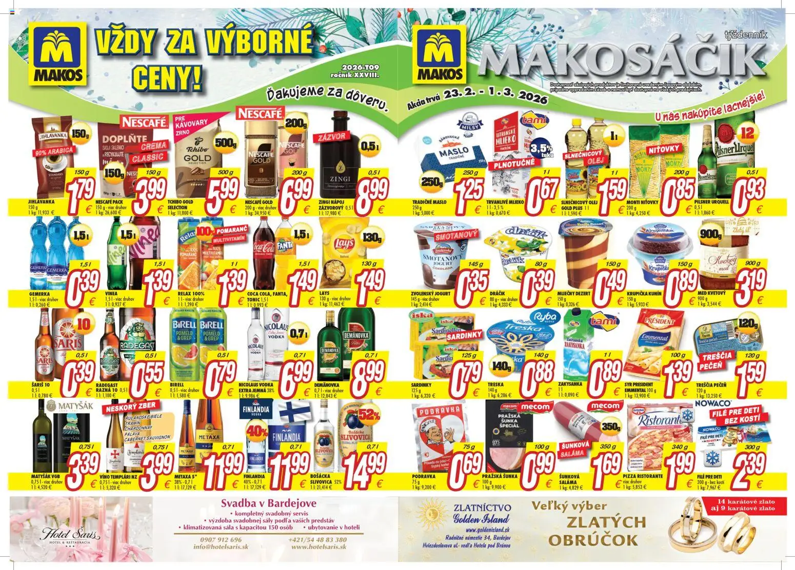 Makos leták - strana 1- platný od 23.02.2026