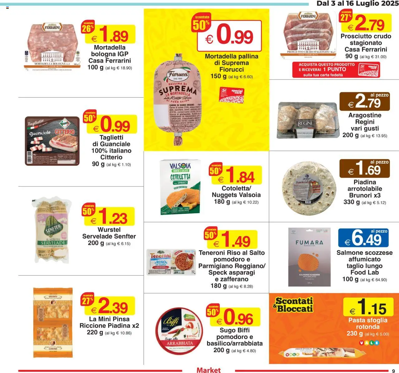 Sì con Te	Market catalogo - pagina 9 - valido dal 03/07/2025