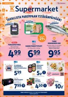 Esikatselu K-Supermarket tarjoukset voimassa alkaen 12/02/2026
