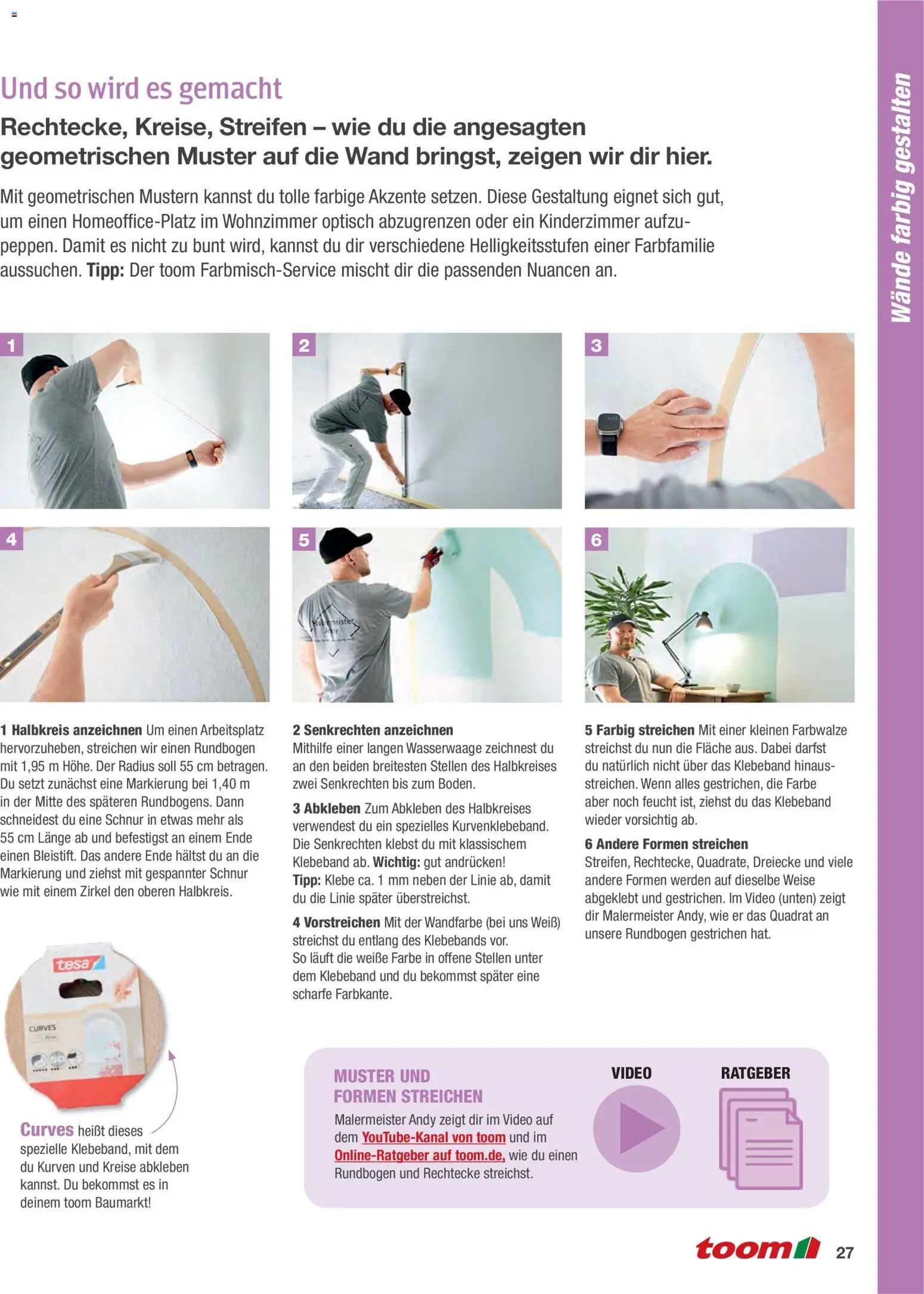 Toom Baumarkt Wände streichen und tapezieren - Seite 27 - gültig ab 01.01.2026