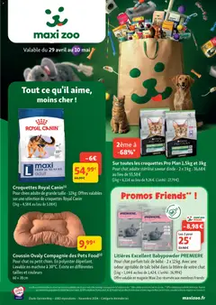Aperçu Maxi ZOO catalogue valable à partir du 29/04/2026
