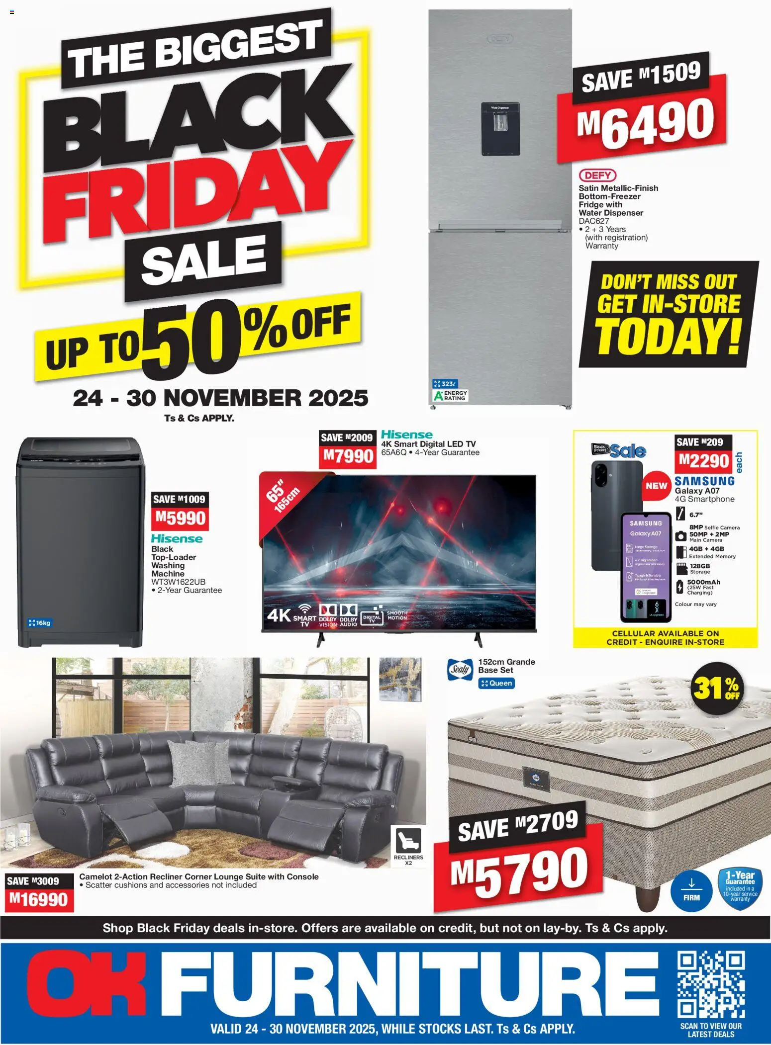 OK Furniture - Lesotho Black Friday - page 1- valid from 24/11/2025