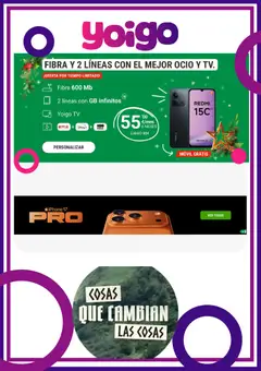 Vista previa del folleto Yoigo ofertas válido desde 15/12/2025