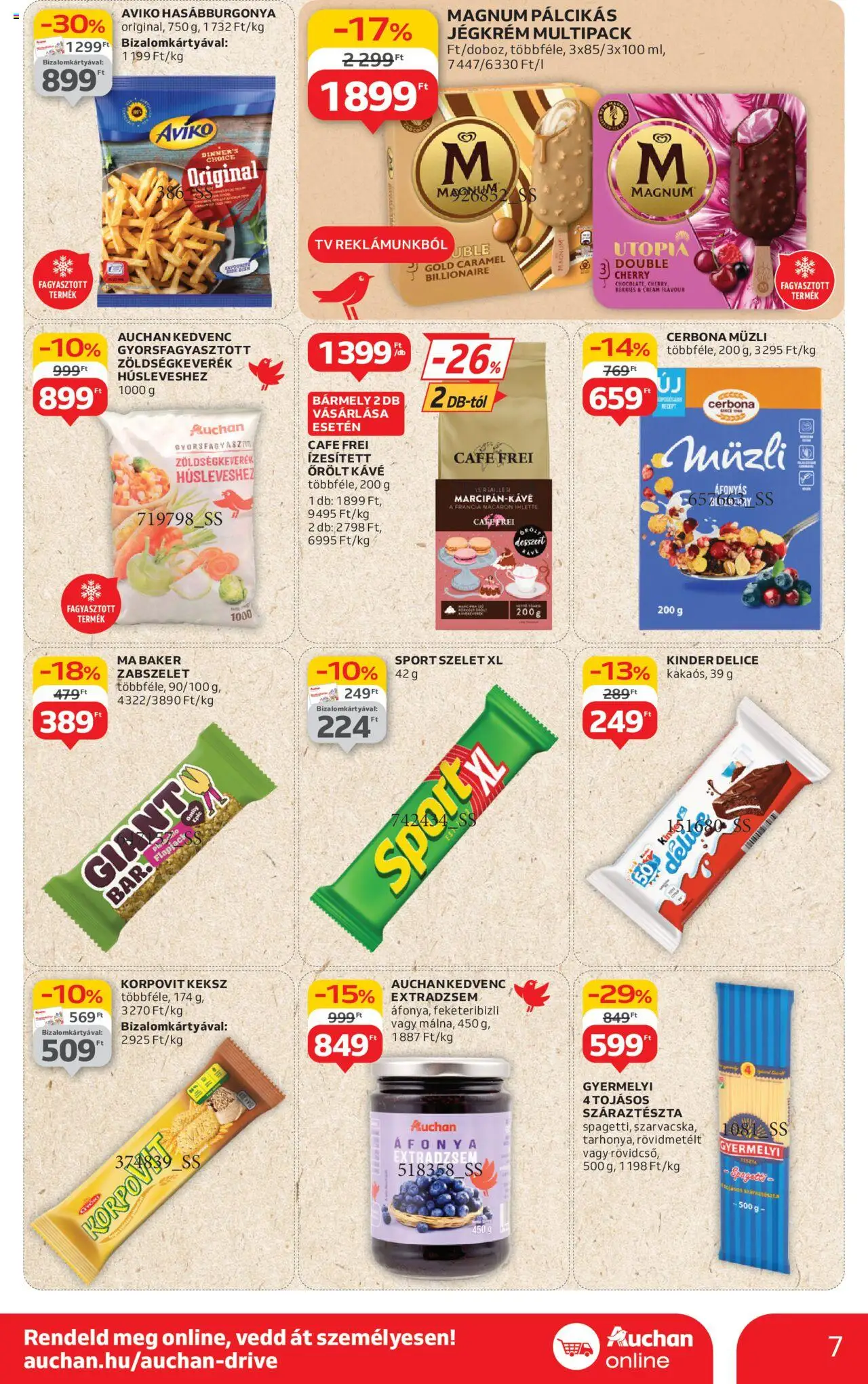 Auchan - Akciós újság Szupermarket - 7oldal - érvényes 2025.07.17.-tól