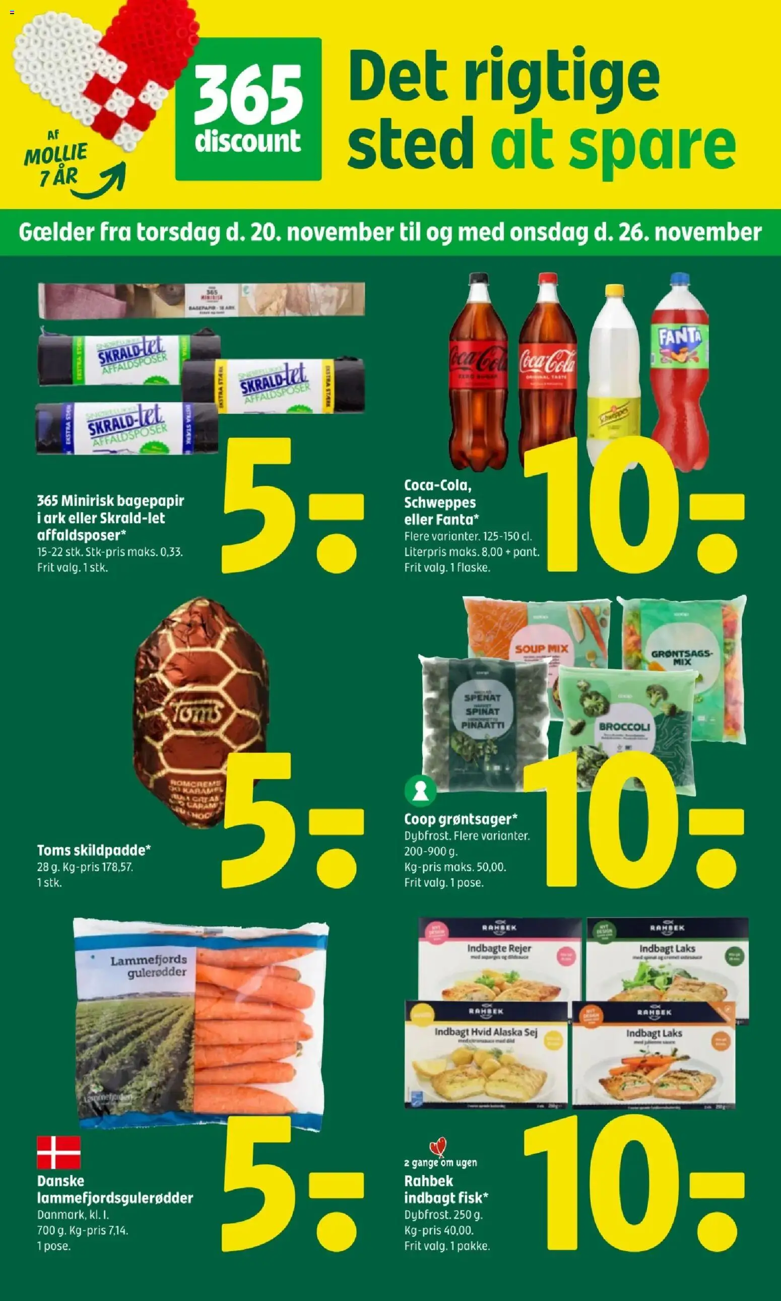 Coop 365 - Tilbudsavis - side 1- gyldig fra 20/11/2025