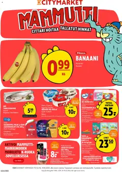 Esikatselu K-Citymarket tarjoukset voimassa alkaen 16/10/2025