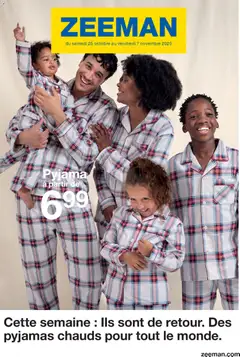 Aperçu Zeeman catalogue Automne valable à partir du 25/10/2025