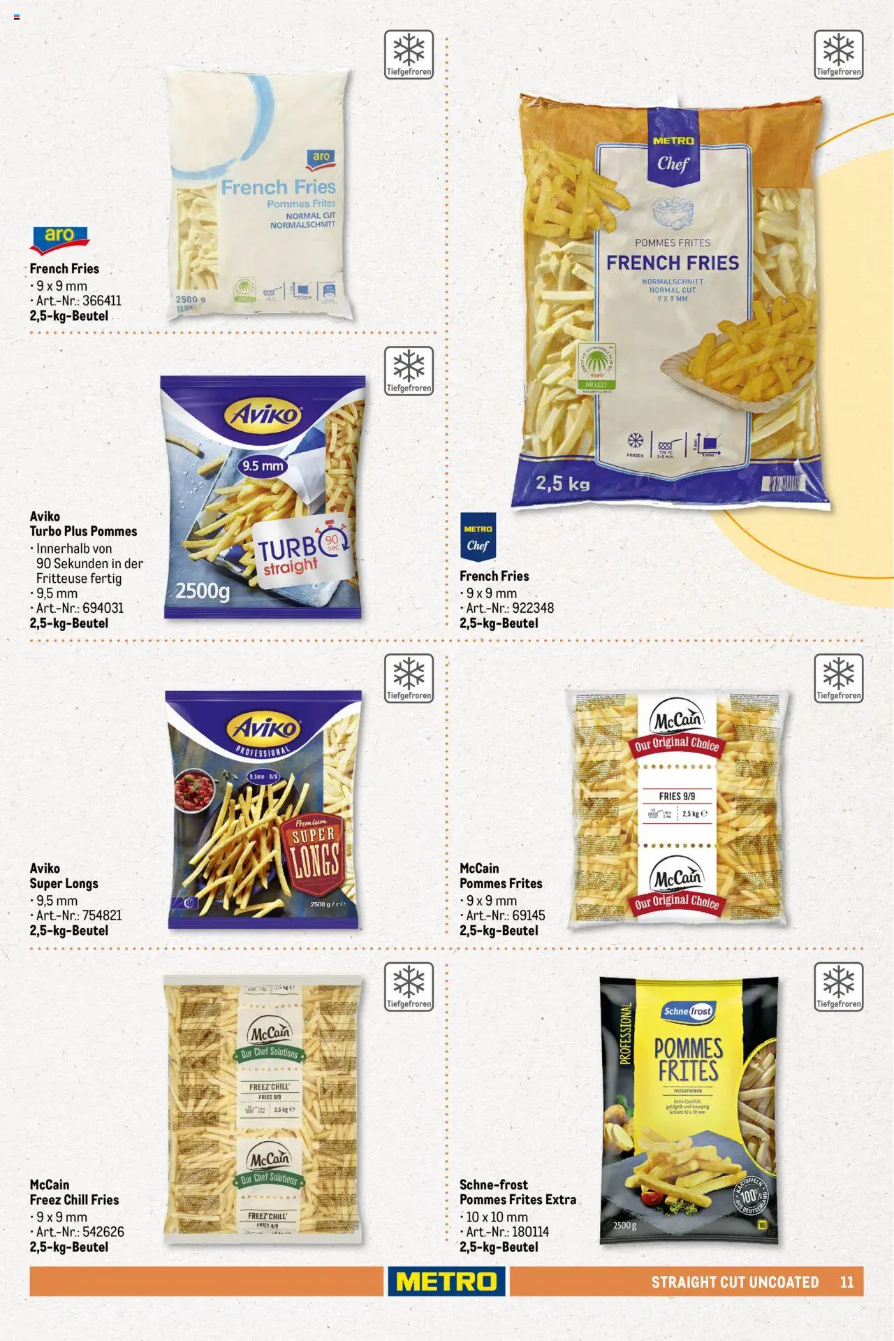 Metro - Pommessortiment - Seite 11 - gültig ab 01.03.2025