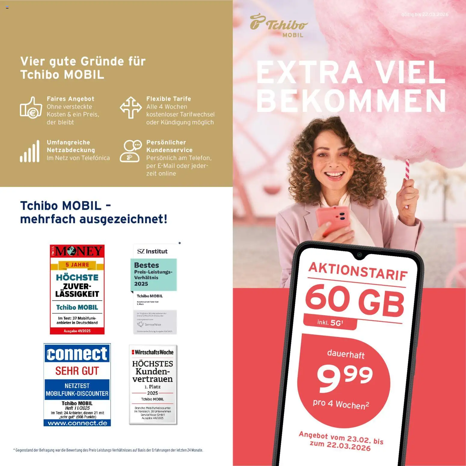 Tchibo MOBIL Flyer - Seite 1 - gültig ab 23.02.2026