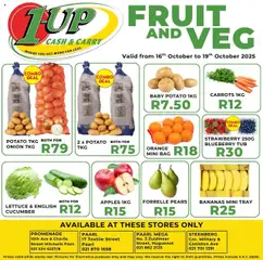 Preview 1UP Cash & Carry Fruit & Veg Specials valid from 16/10/2025
