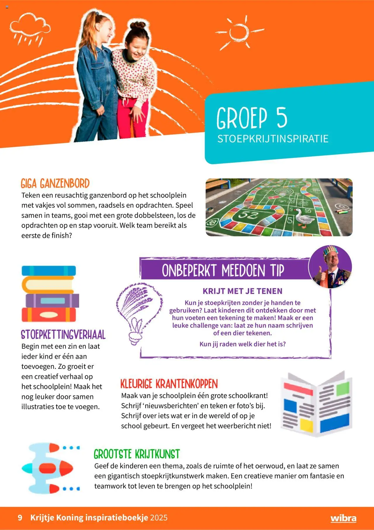Wibra - Krijtje Koning inspiratieboekje - pagina 9- geldig vanaf 10-03-2025