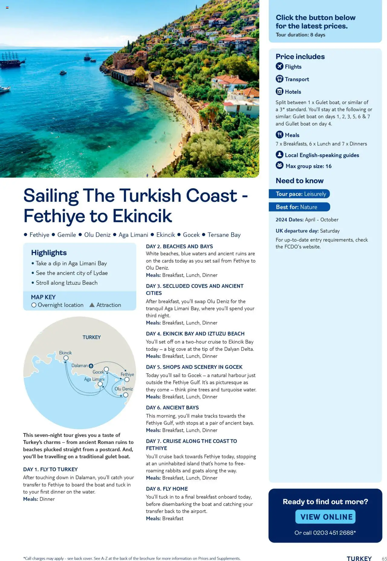 TUI - Worldwide Tours - page 65- valid from 01/05/2024