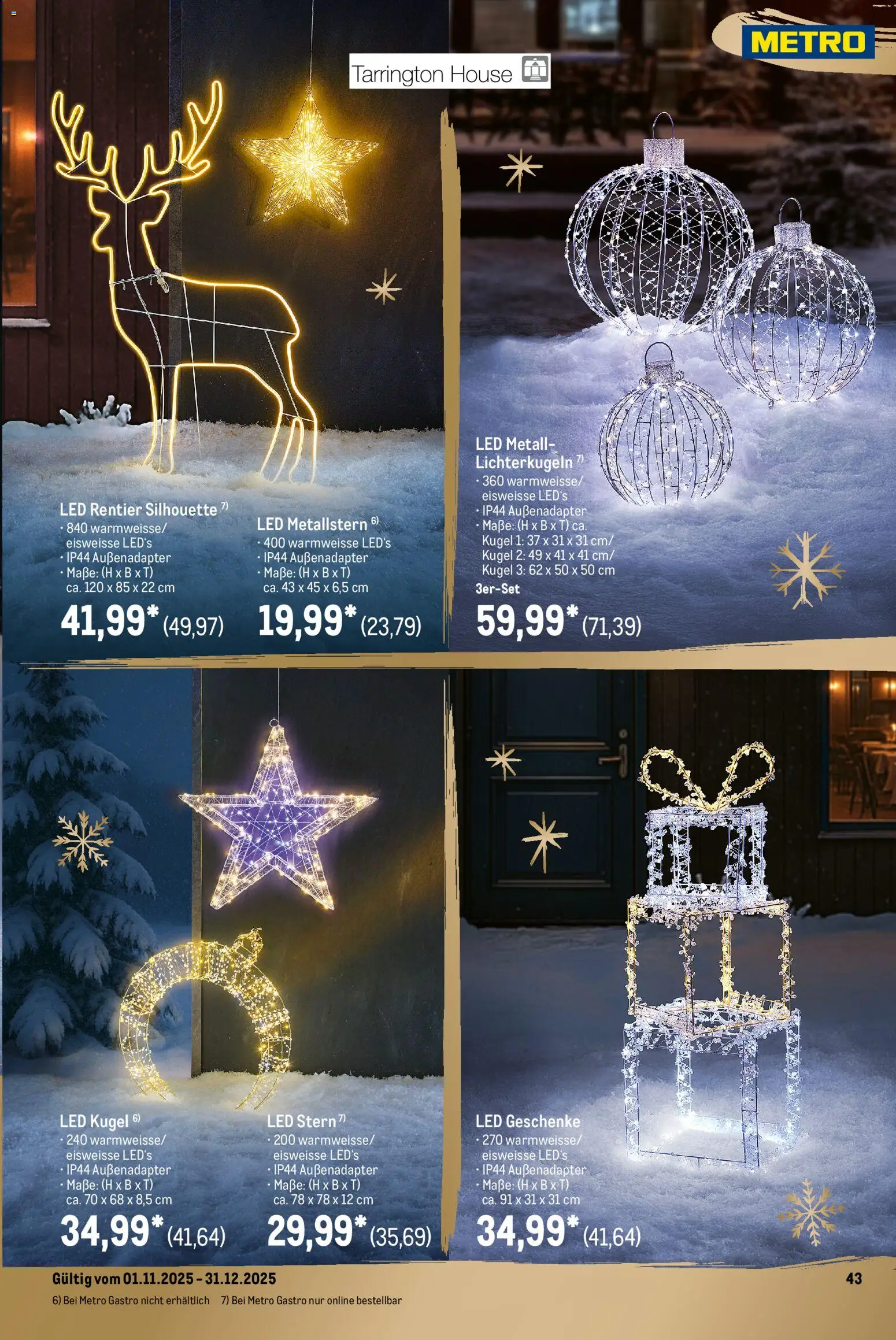 Metro Saisonkatalog Festliche Momente - Seite 51 - gültig ab 01.11.2025