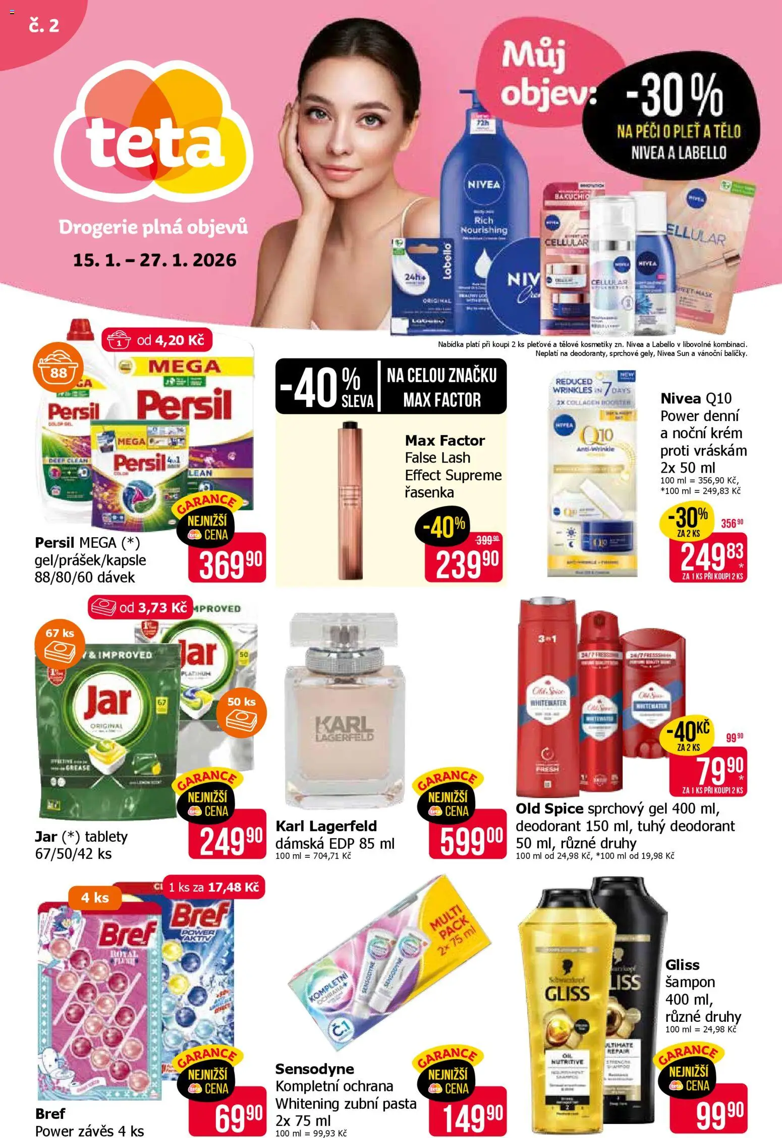 TETA Drogerie leták - strana 1- platný od 15.01.2026