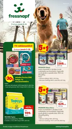 Előnézet Fressnapf Akciós újság érvényes 2026.01.08.-tól