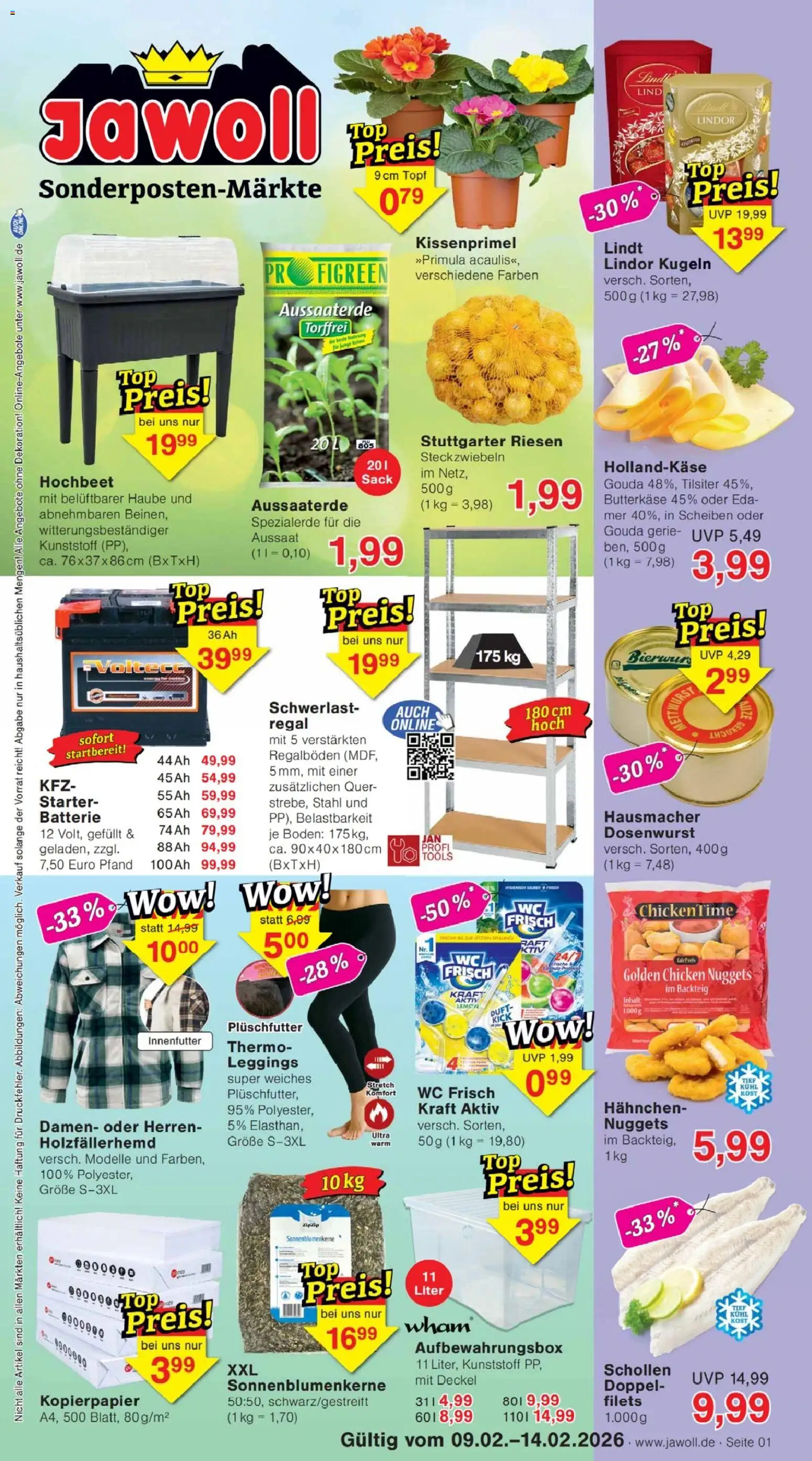 Jawoll Prospekt - Seite 1 - gültig ab 09.02.2026