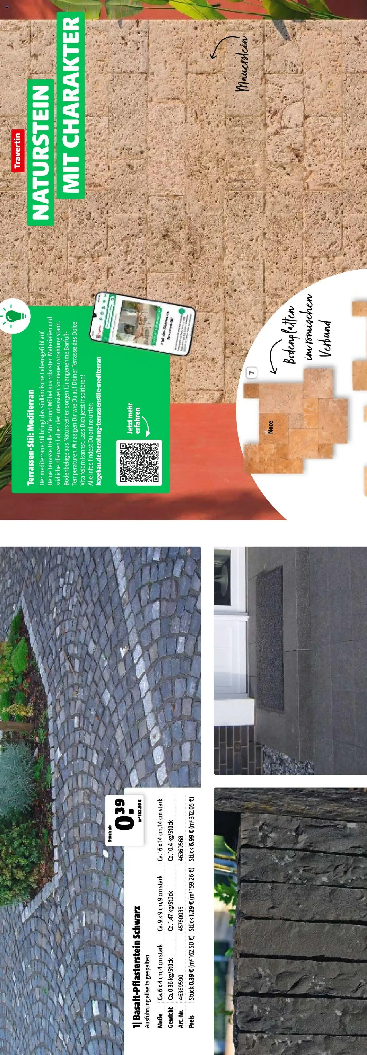 Hagebau Katalog Gartenbaustoffe - Seite 38 - gültig ab 02.03.2025
