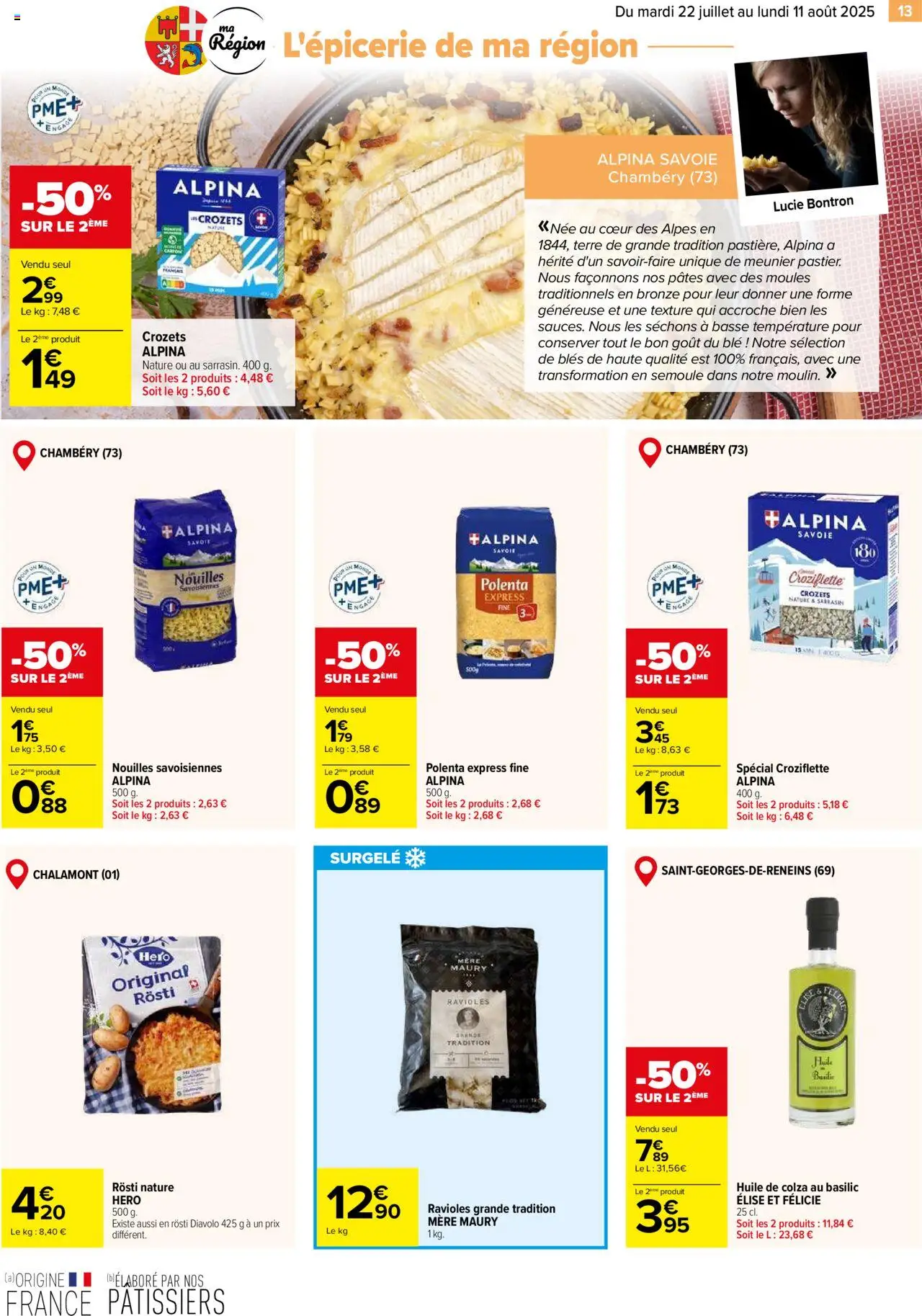 Carrefour le meilleur de ma région - page 13 - valable à partir du 22/07/2025