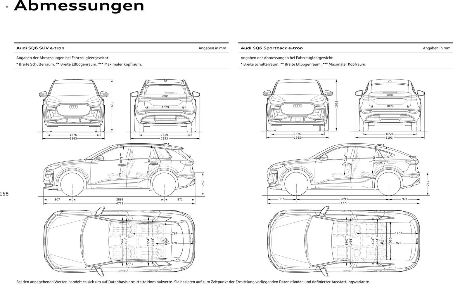 Audi Prospekt 	 - Seite 158 - gültig ab 28.10.2025