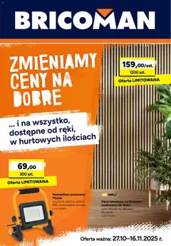 Podgląd Bricoman Gazetka ważny od 27.10.2025