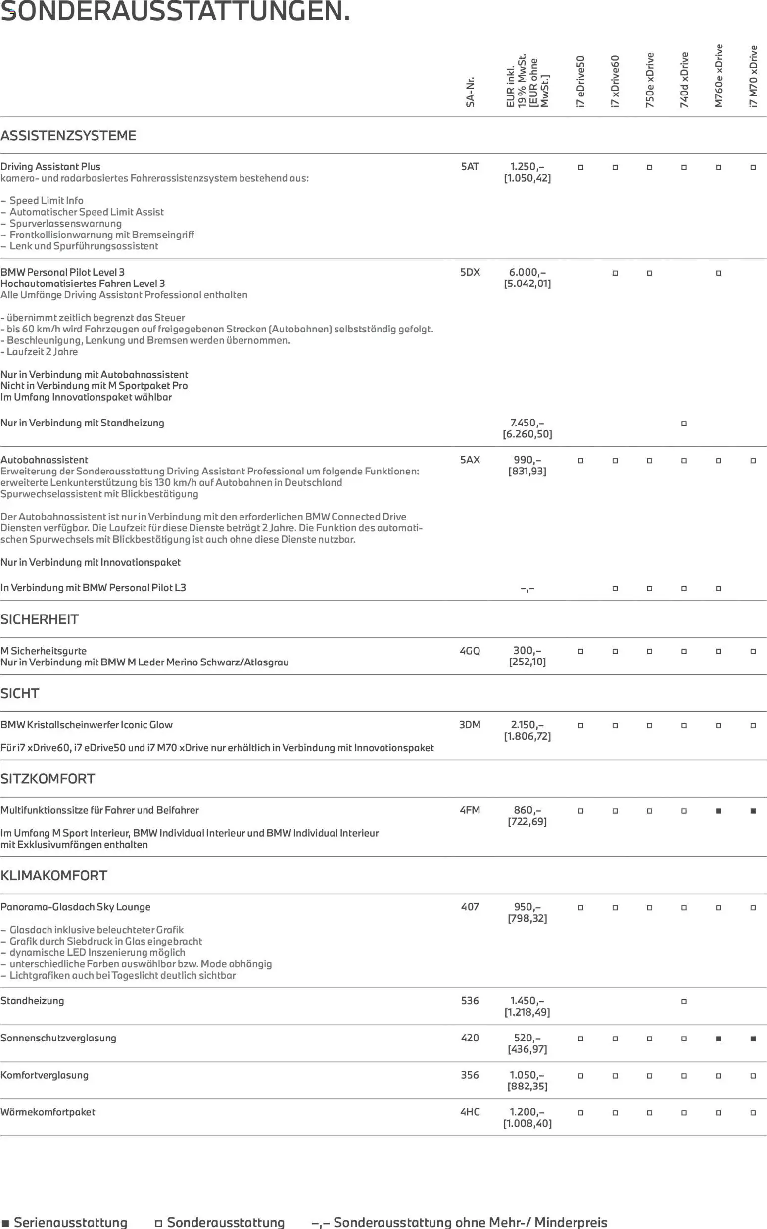 BMW Prospekt 7er	 - Seite 22 - gültig ab 24.02.2026