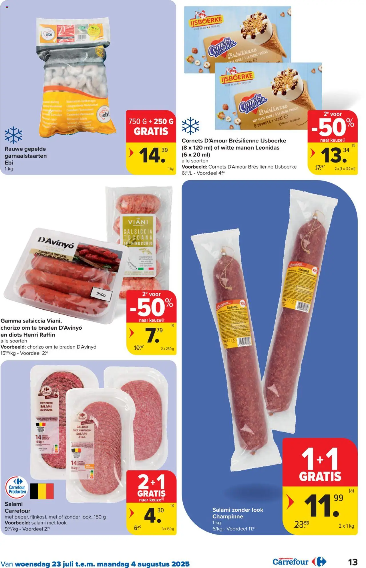 Carrefour folder week 30 - pagina 13- geldig vanaf 23/07/2025