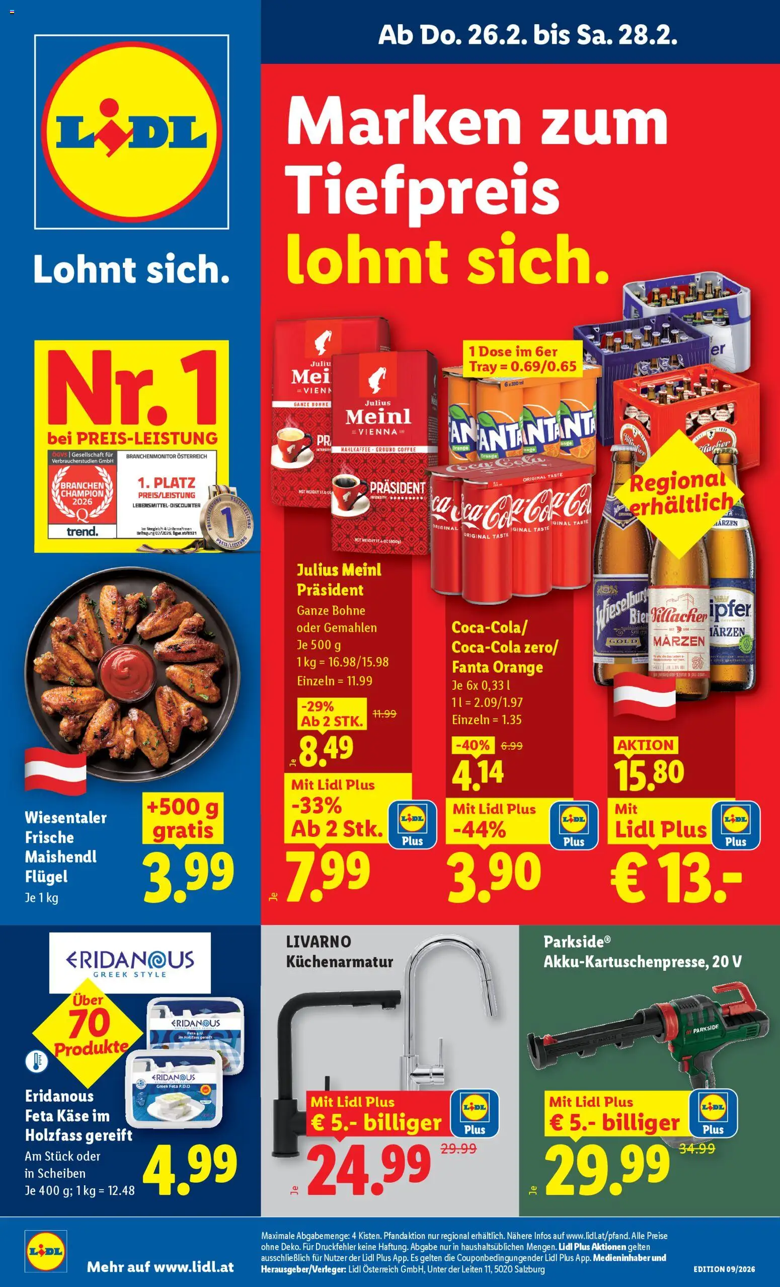 Lidl Flugblatt - Seite 1- gültig ab 26.02.2026