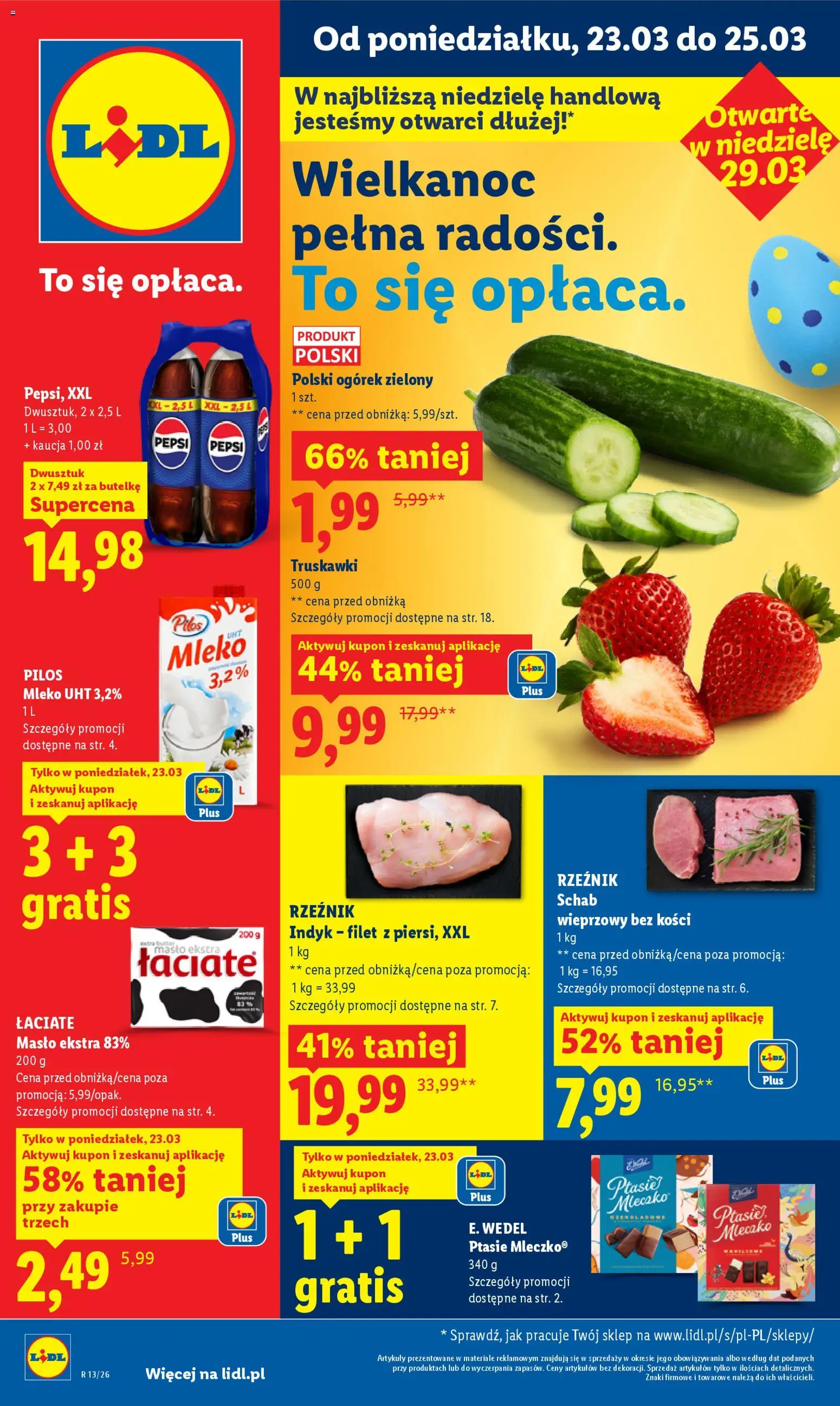 Lidl gazetka - strona 1- ważny od 23.03.2026