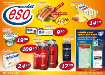 Náhled Eso market leták platný od 26.11.2025