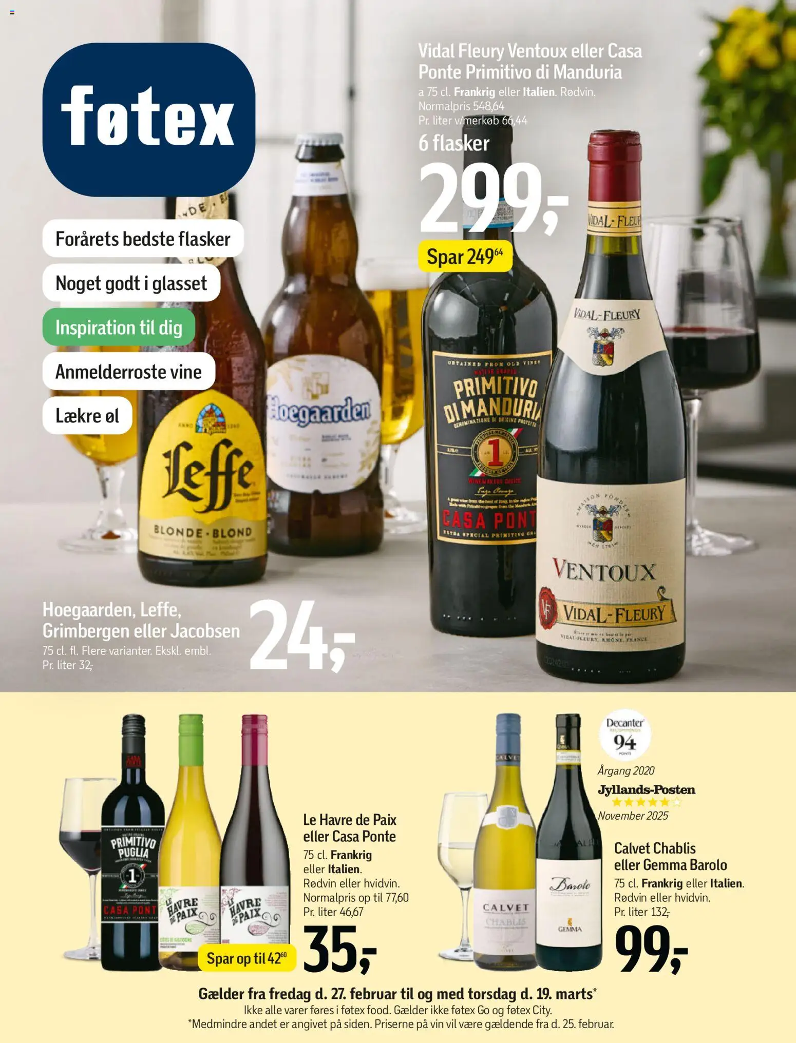 Føtex - Forårets bedste flasker - side 1- gyldig fra 27/02/2026