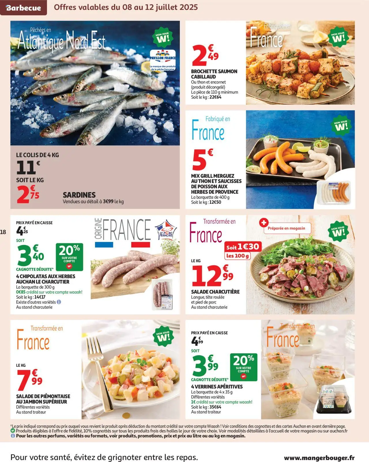 Auchan - Un été sans flamber votre budget - pagina 18- geldig vanaf 08/07/2025