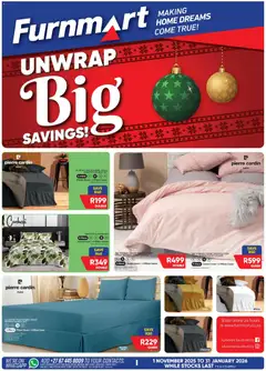 Preview Furnmart Unwrap Big Savings! valid from 01/11/2025