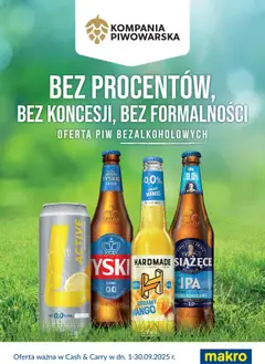 Podgląd Makro Gazetka - Napoje bezalkoholowe Kompania Piwowarska ważny od 01.09.2025