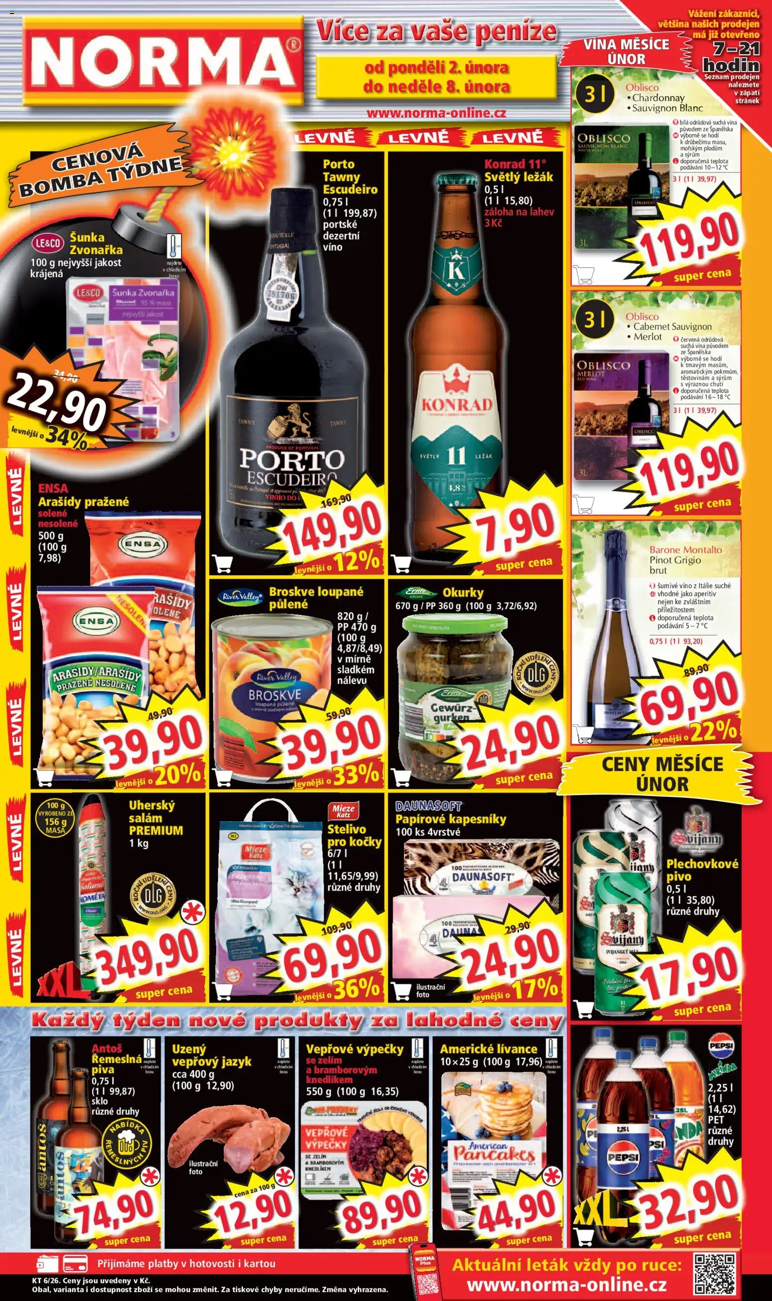 Norma leták - strana 1- platný od 01.02.2026