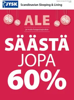 Esikatselu JYSK tarjoukset voimassa alkaen 25/12/2025