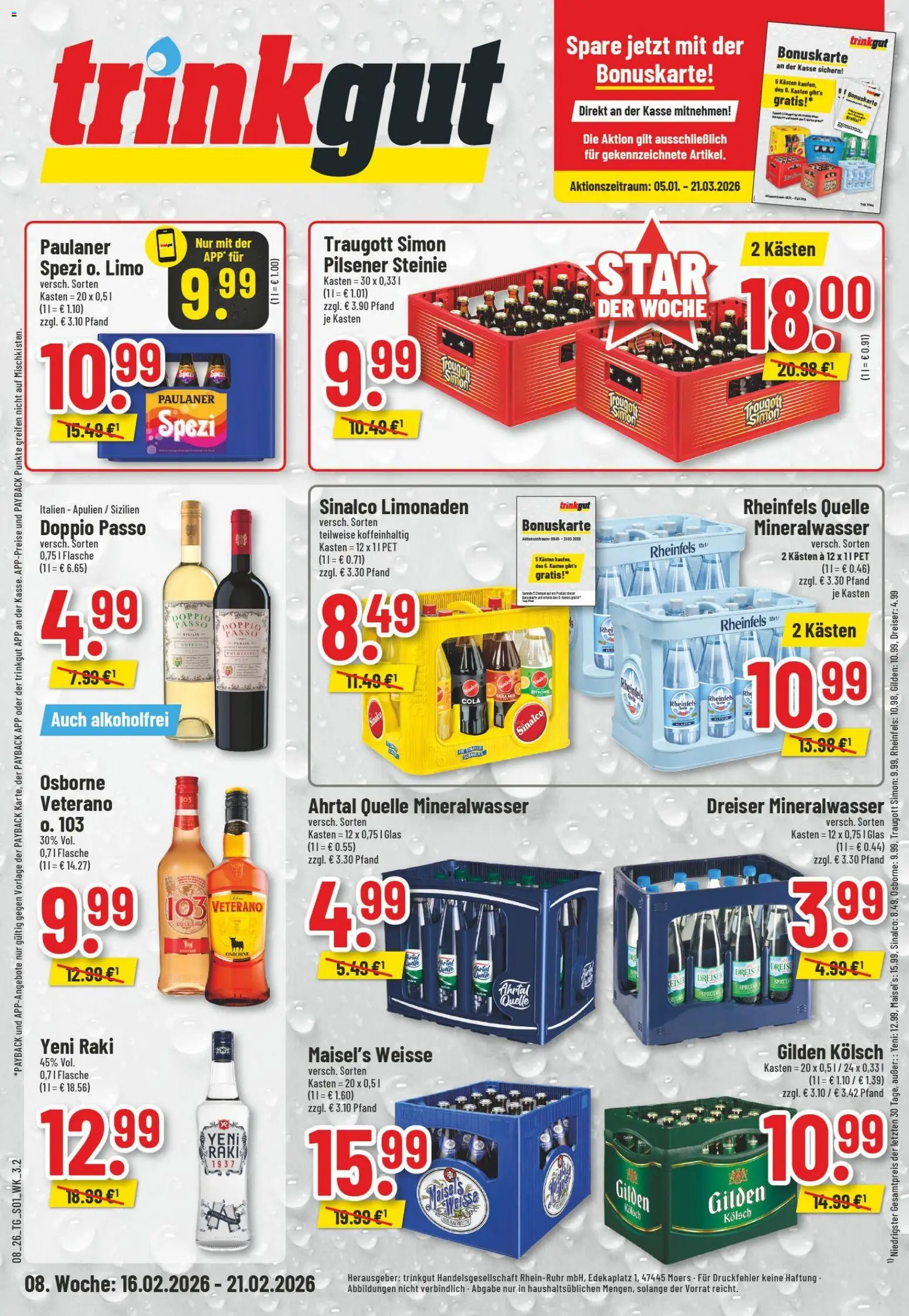 Trinkgut Prospekt 	 - Seite 1 - gültig ab 16.02.2026
