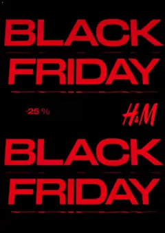 H&M - Black Friday  geldig vanaf 27/11/2025